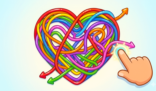 Arrow! Untangle the Yarn Ball