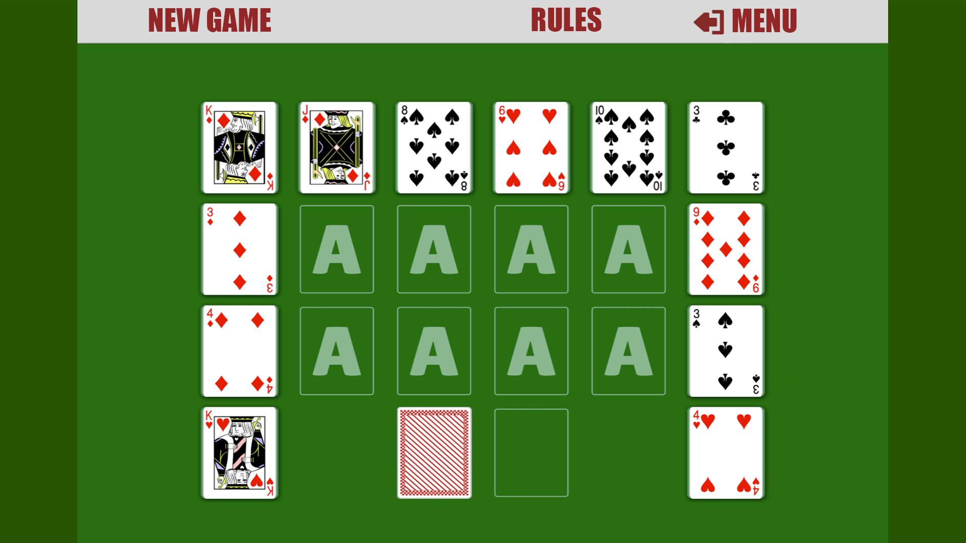 3 in 1 Solitaire Collection "Forty Kings" screenshot