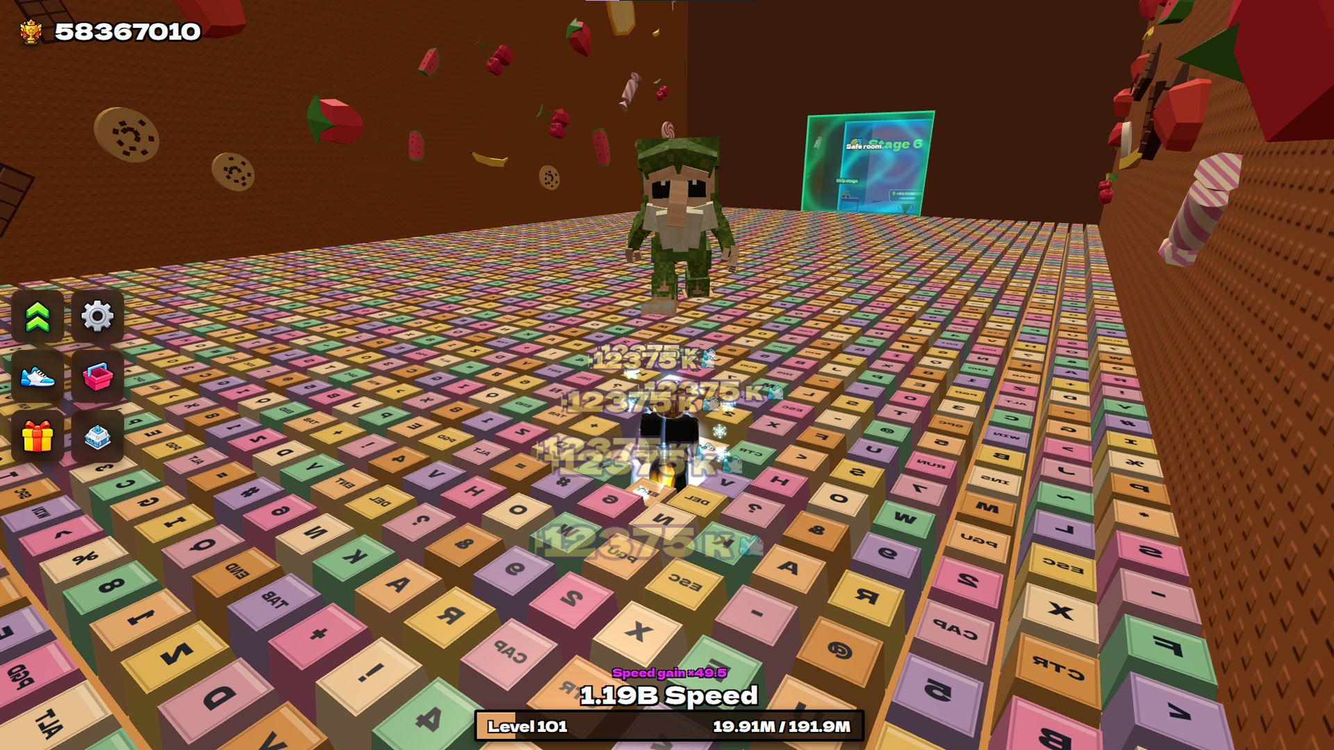 Keyboard Rush: +1 per Step screenshot 3