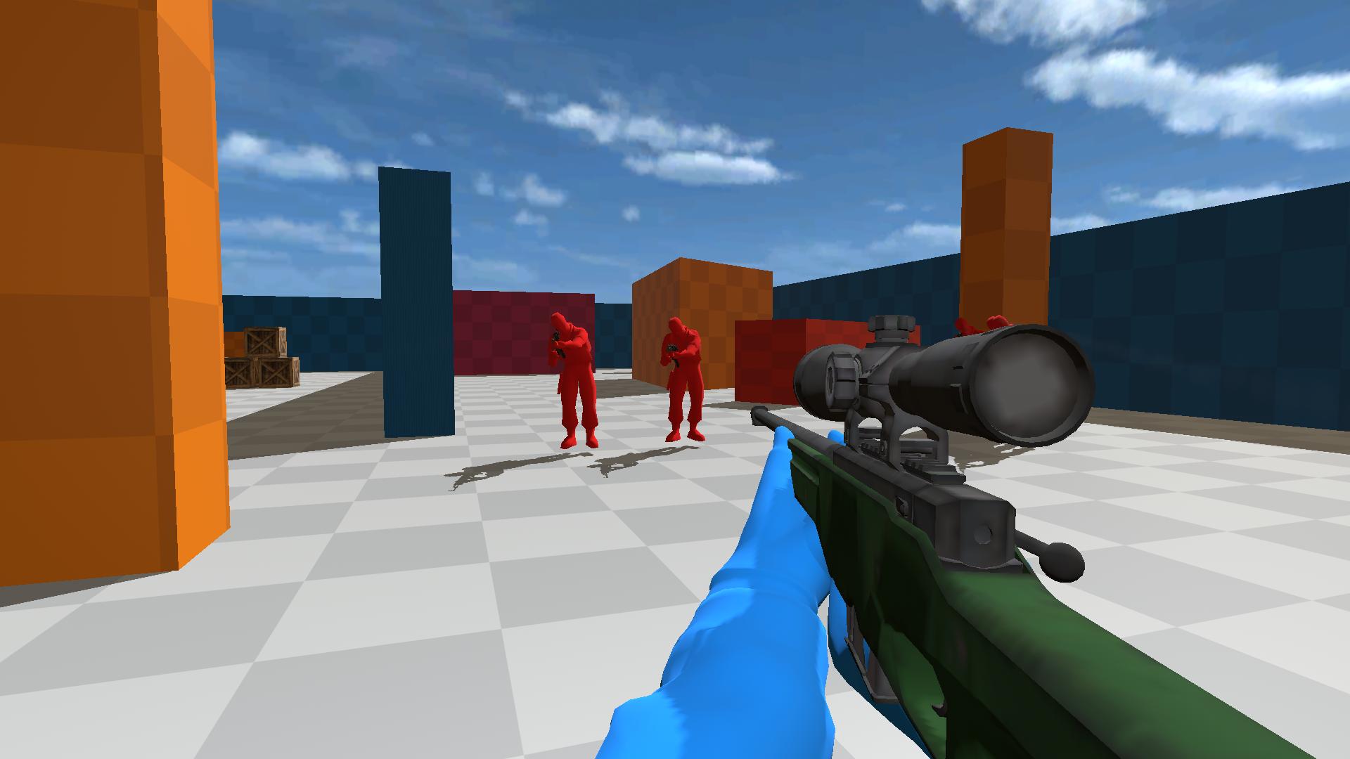 War of the Red and Blue Soldiers: Shooter — screenshot 4