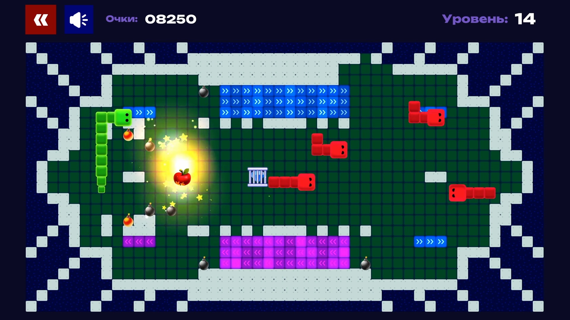 Змейка - собирай алмазы! — screenshot 3