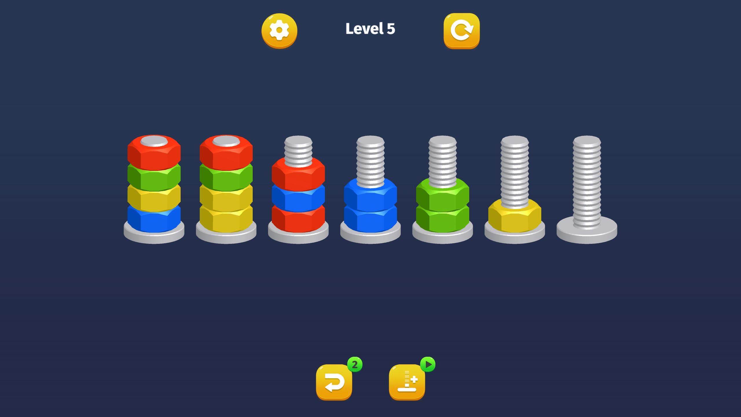 Nut Sort: Color Puzzle Game screenshot