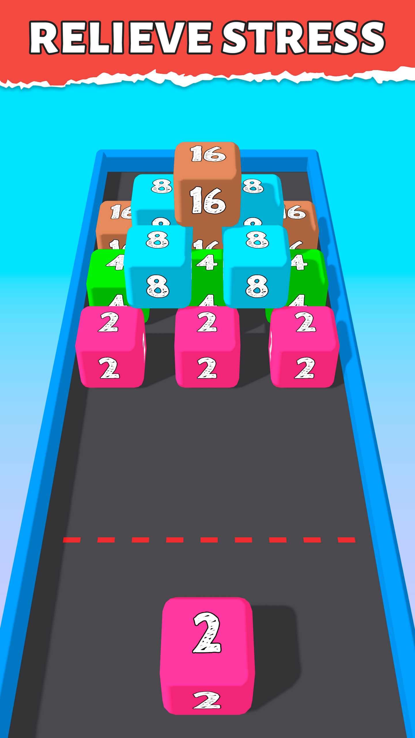 2048 3D Dice: Cube Merge Puzzle screenshot 5