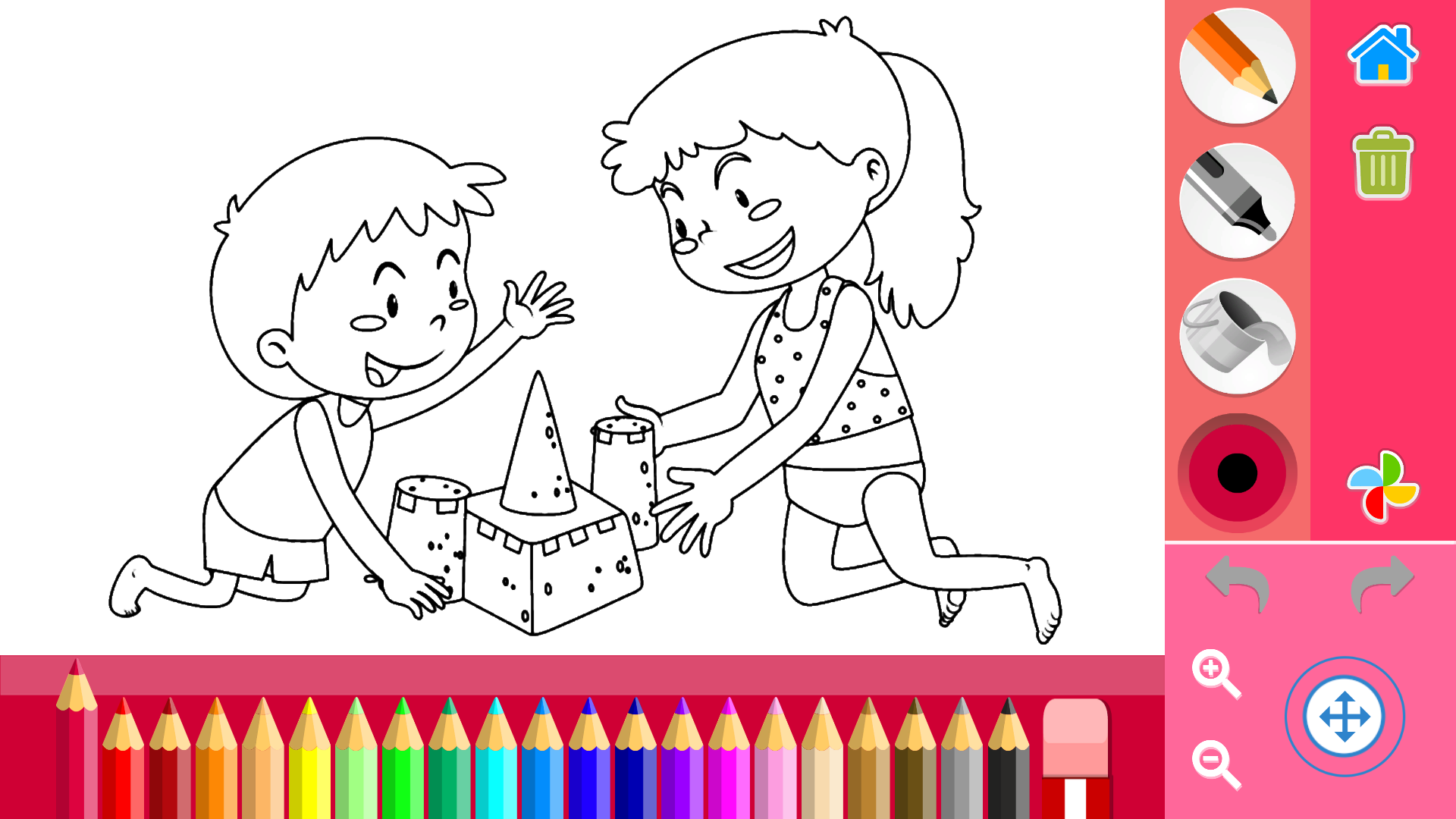 Раскраска - транспорт и автомобили — screenshot 7