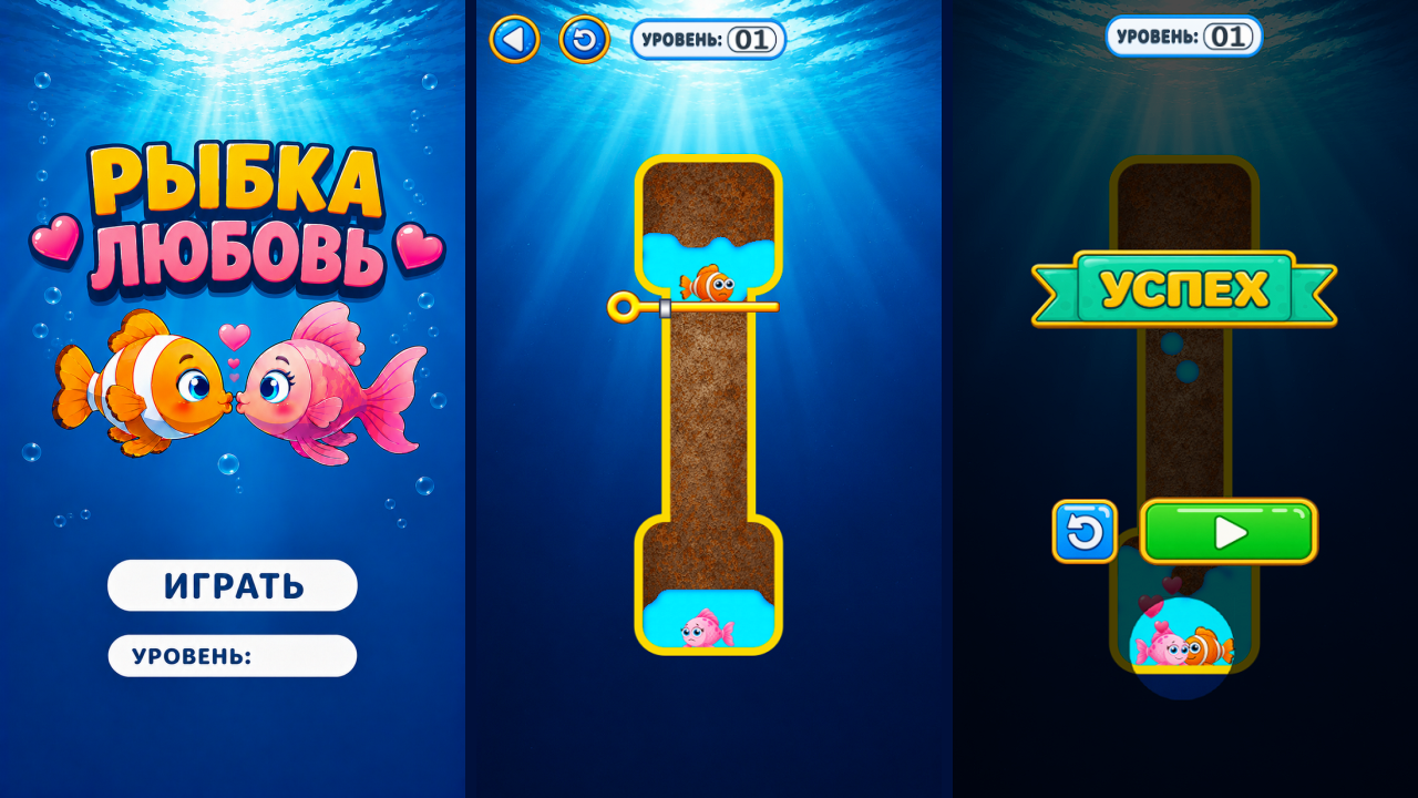 Рыбка любовь — screenshot 1