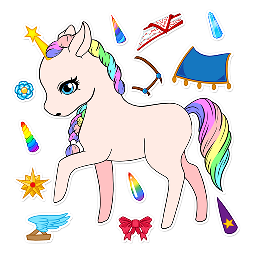Chibi Unicorn Dress Up icon