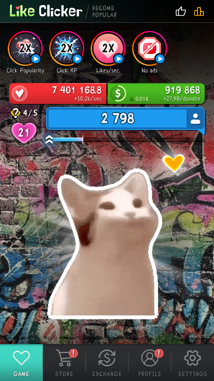 Like Clicker: Become Popular screenshot 13