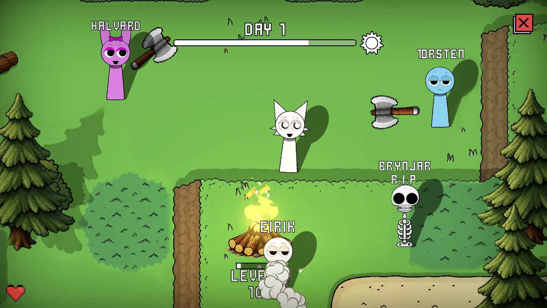 Sprunki: Survive 99 Nights in the Forest — screenshot 4