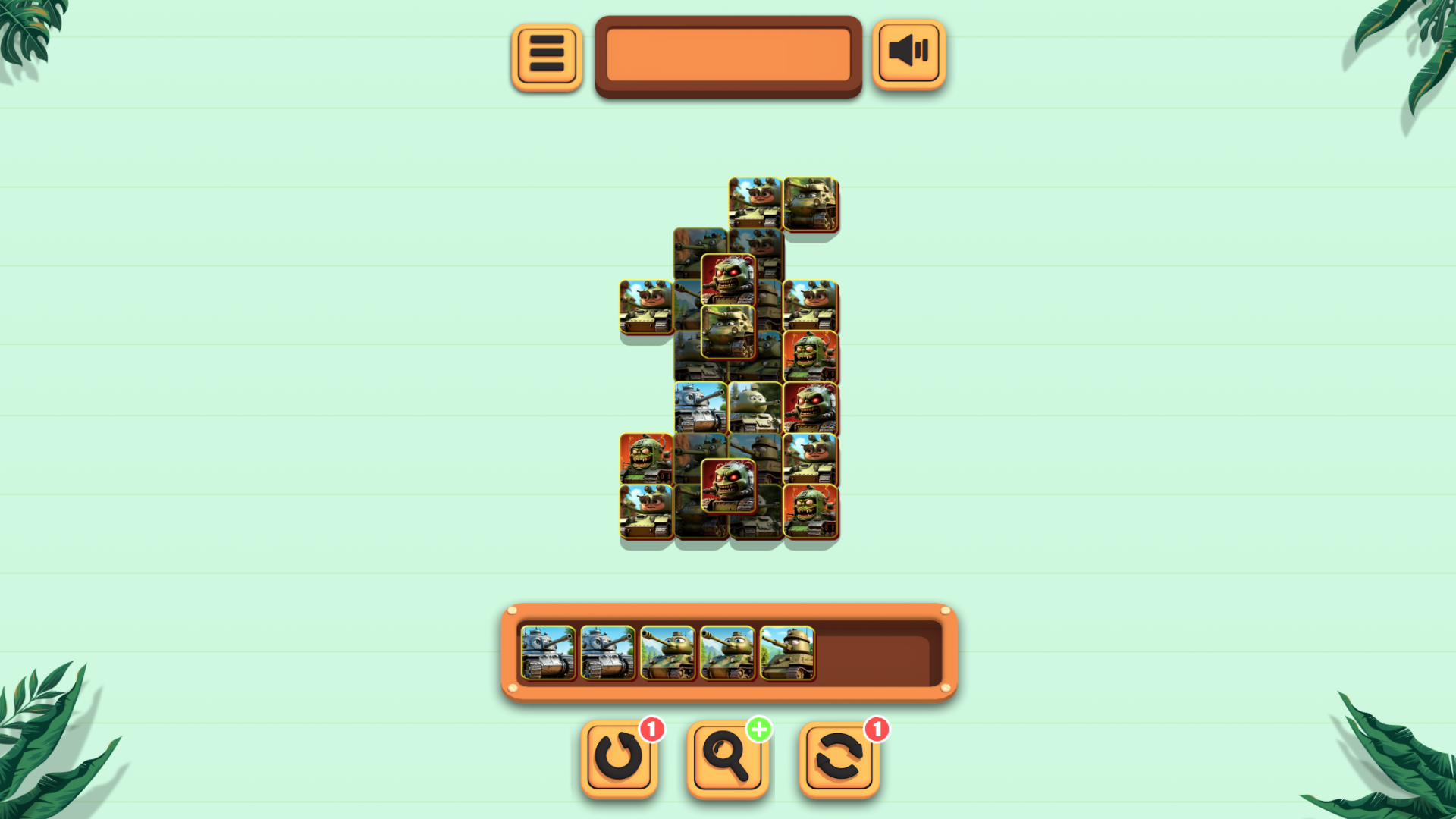 Mahjong Tanks — screenshot 1