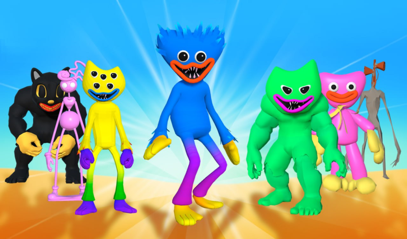 Huggy Battle Simulator game cover