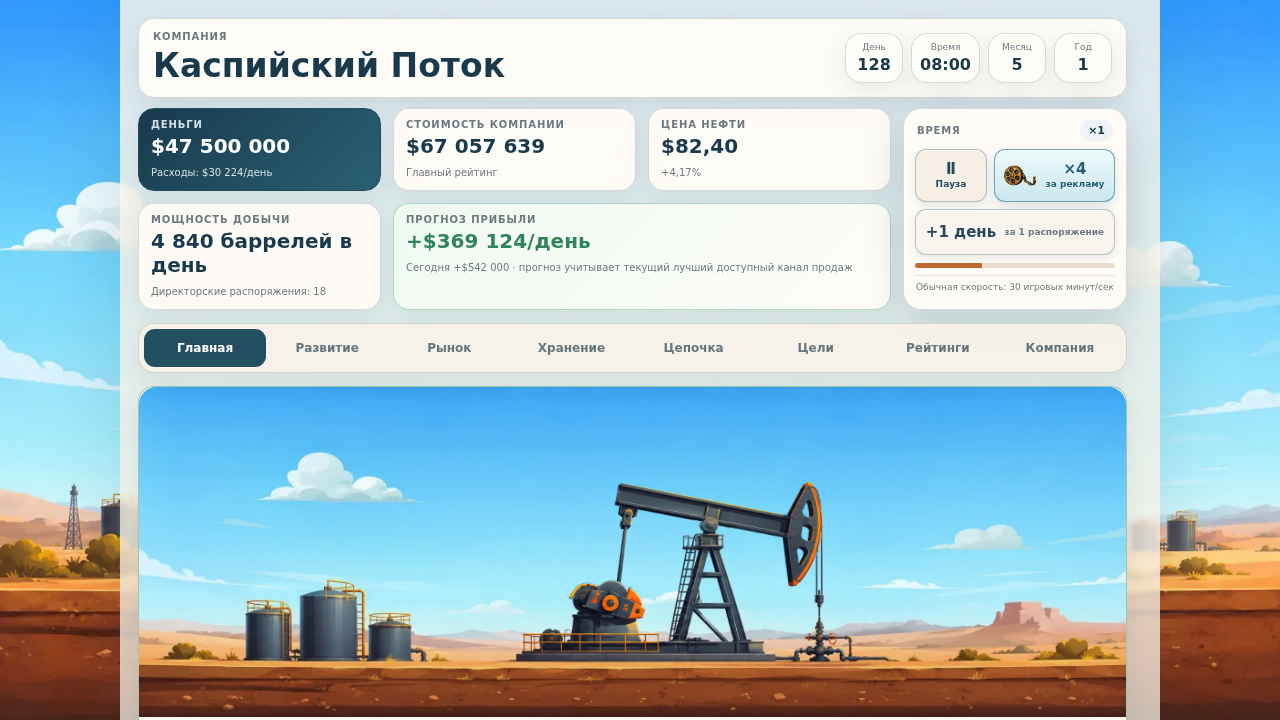 Нефтяная империя: От скважины до миллиардов — screenshot 1