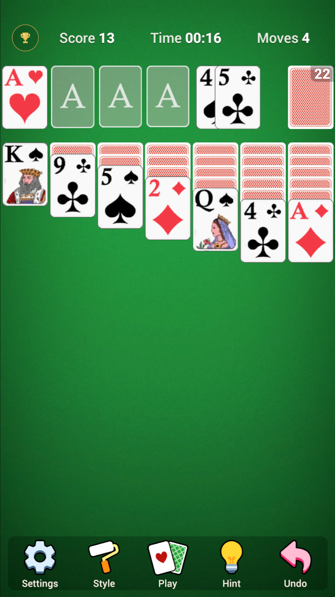 Solitaire Klondike - Classic Cards screenshot 3