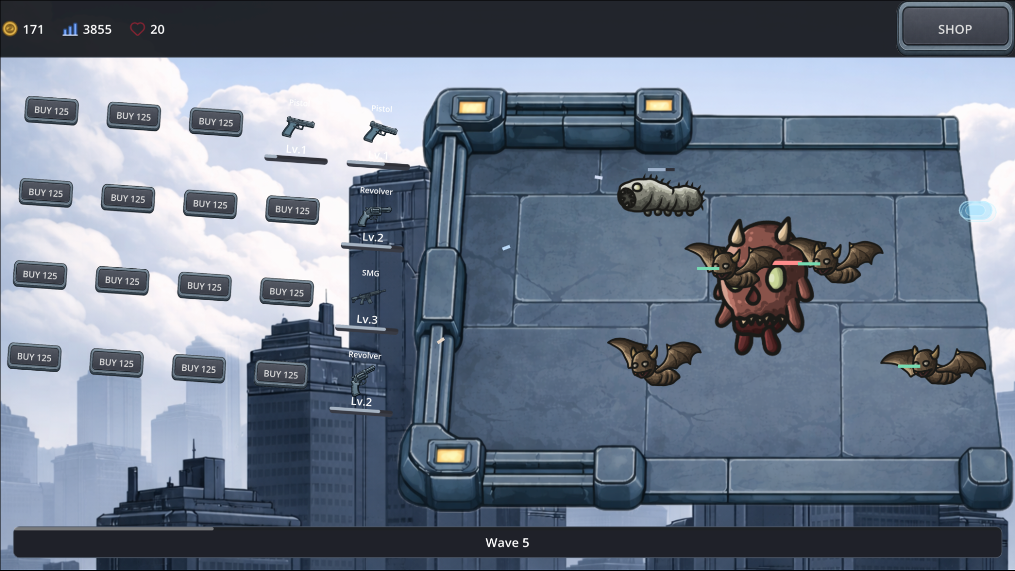 Merge Gun Idle: Monster Defense — screenshot 3
