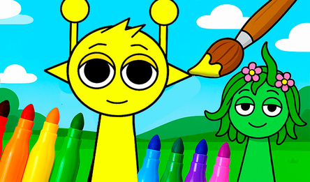 Sprunki - Coloring Book for Kids