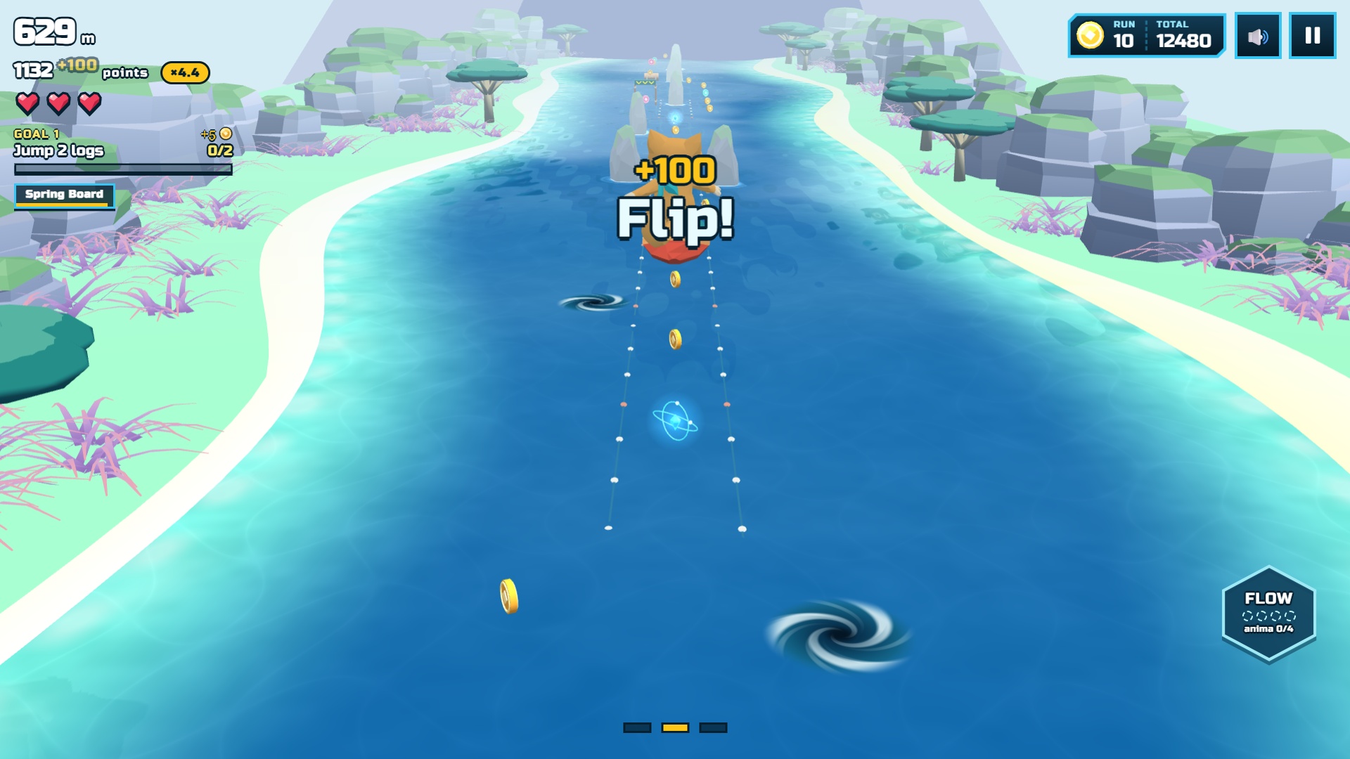Flow Board: Parkour Runner screenshot 5