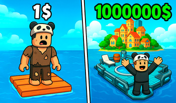 Obby: Raft Tycoon. Ocean of Money!