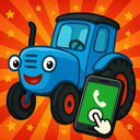 Video call with the Blue Tractor!