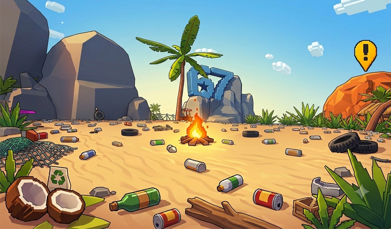 Save Island 67: Cleanup Simulator game cover