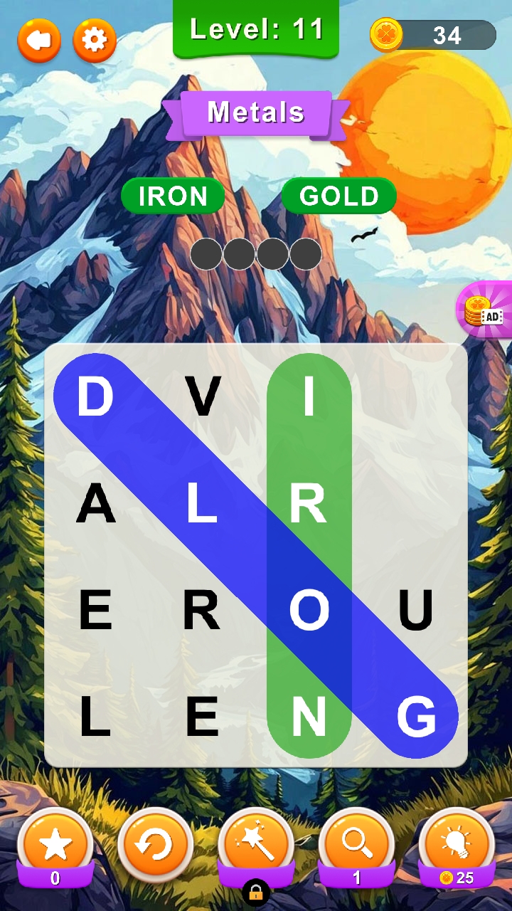 Theme word search screenshot 3