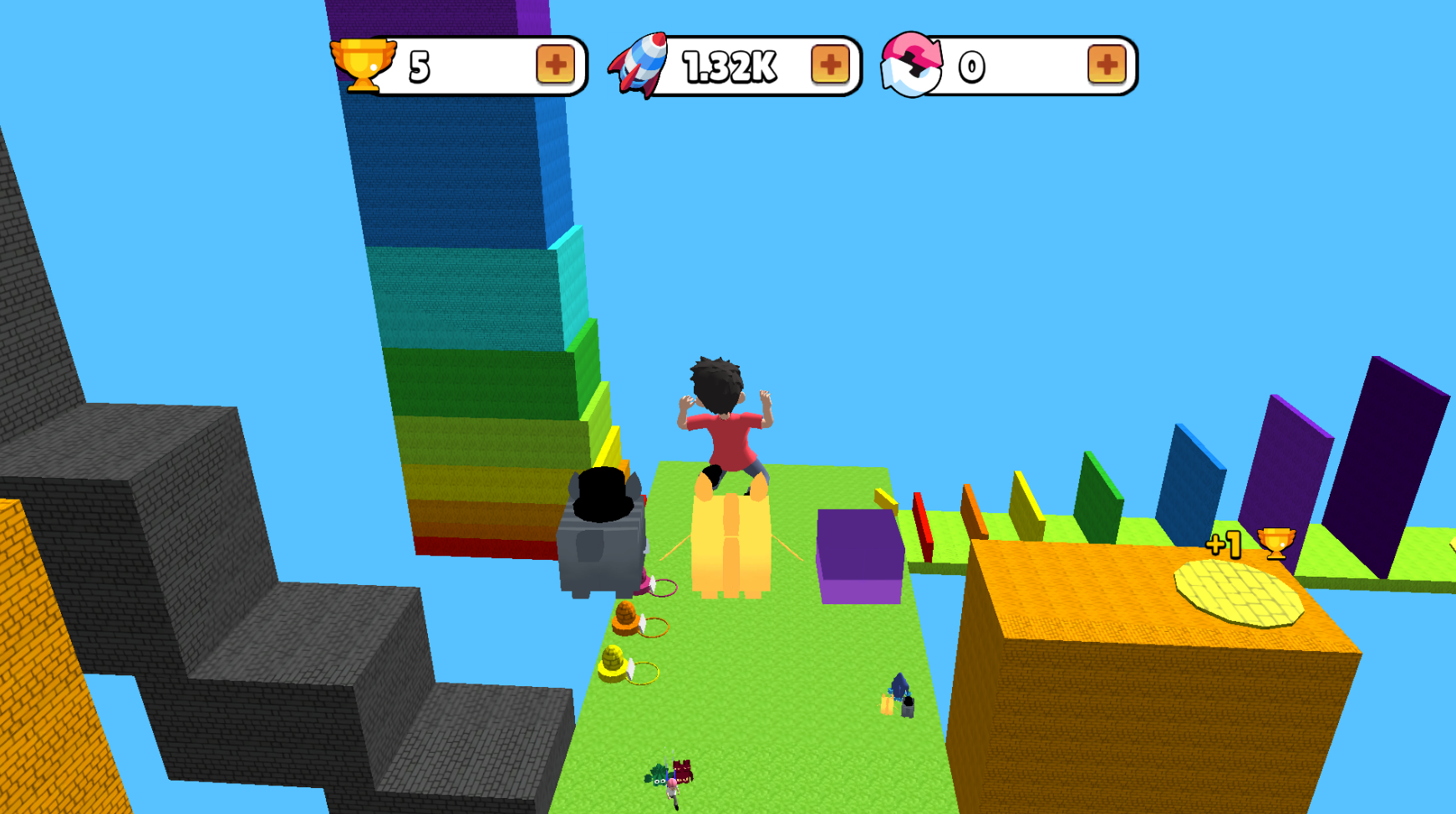 Obby: +1 Jump per Click screenshot