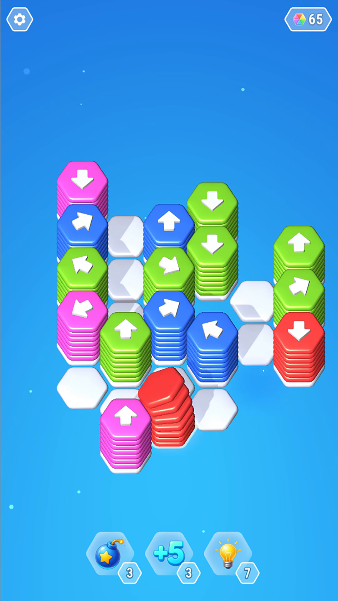 Hexa Arrows Puzzle screenshot 12