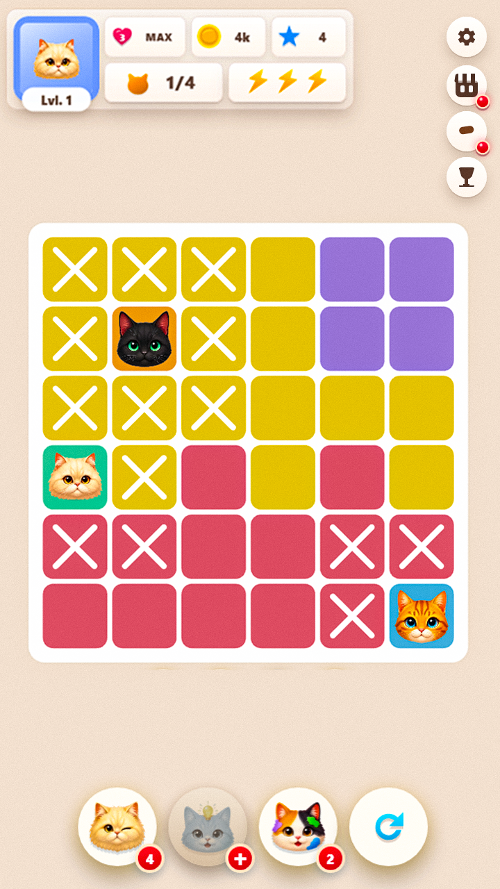 Meowdoku Cat Puzzle screenshot 4