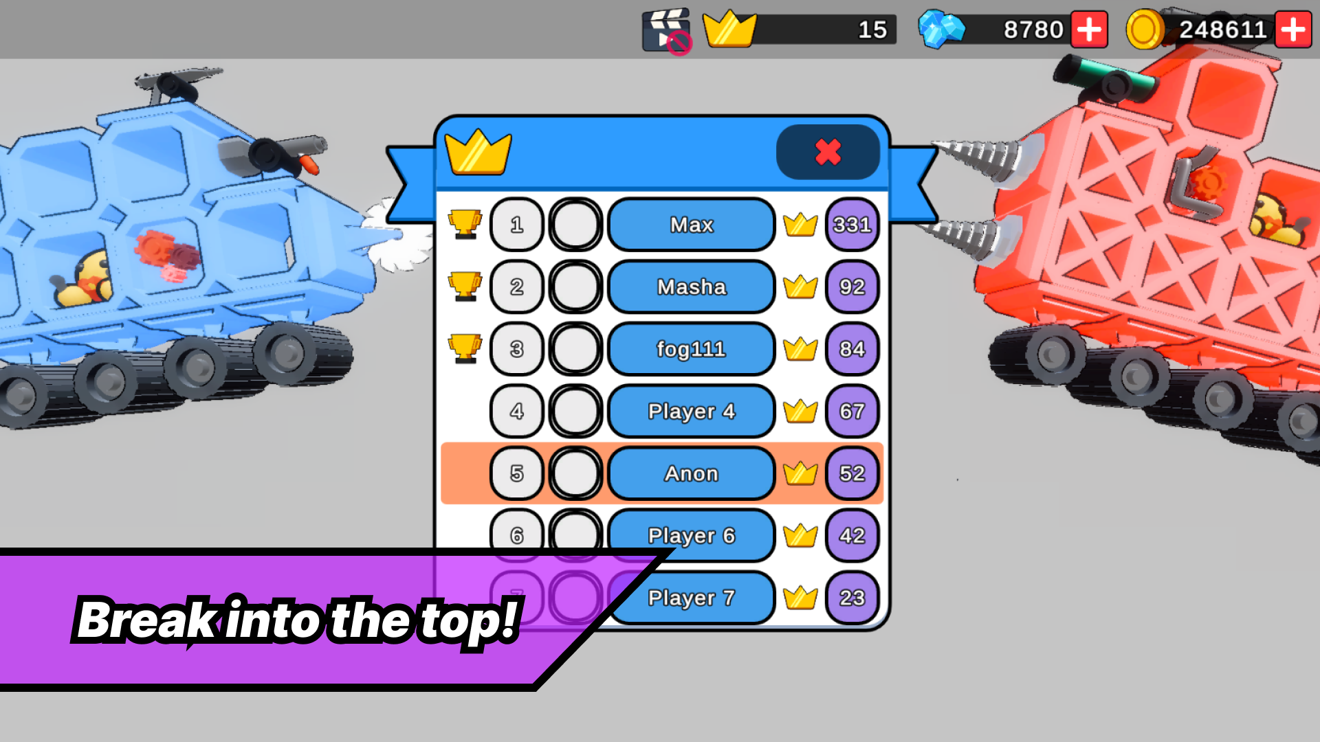 GridBots: Craft Bots Online — screenshot 4