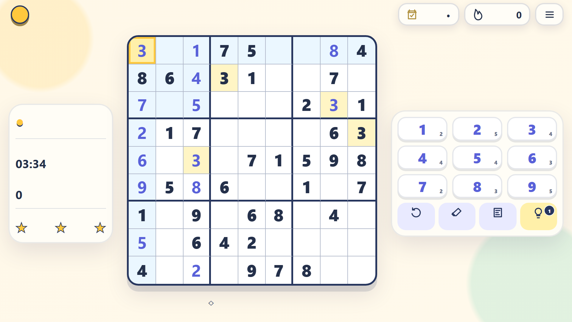 Судоку: Классика и Новые режимы — screenshot 1