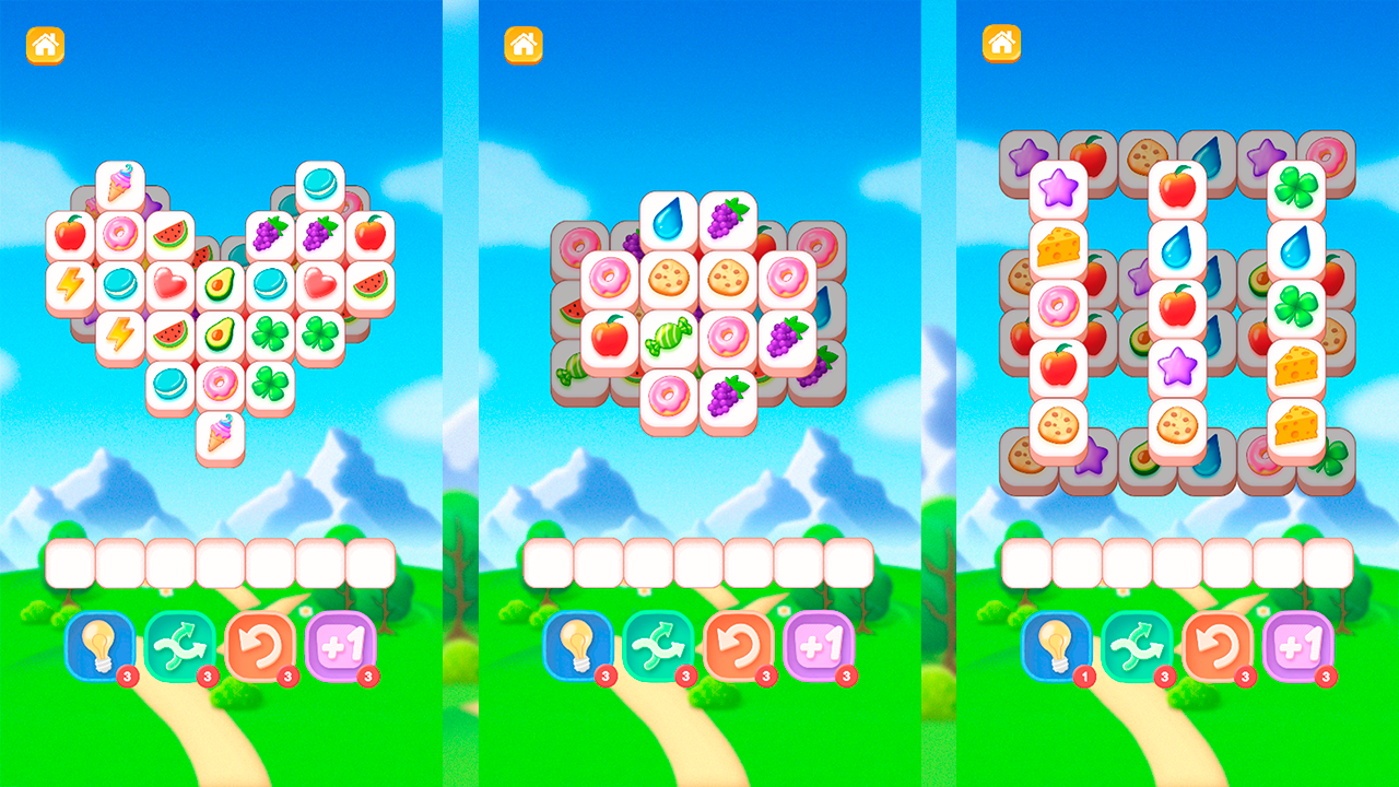 Vegetable Mahjong: Match Three screenshot