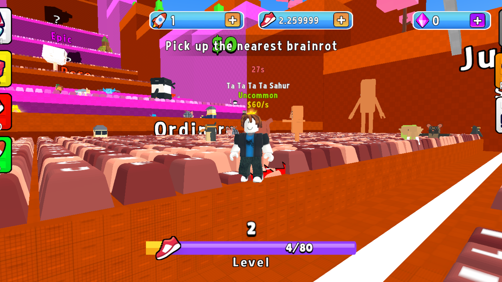 +1 to keyboard speed: Brainrot — screenshot 5