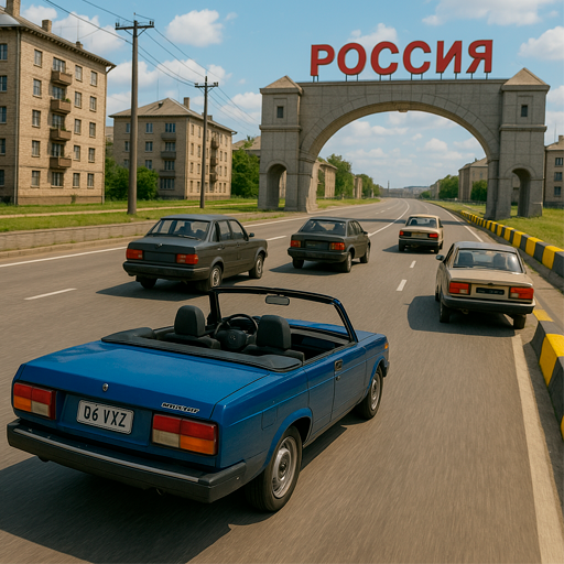 Crazy race: Russian Roads icon