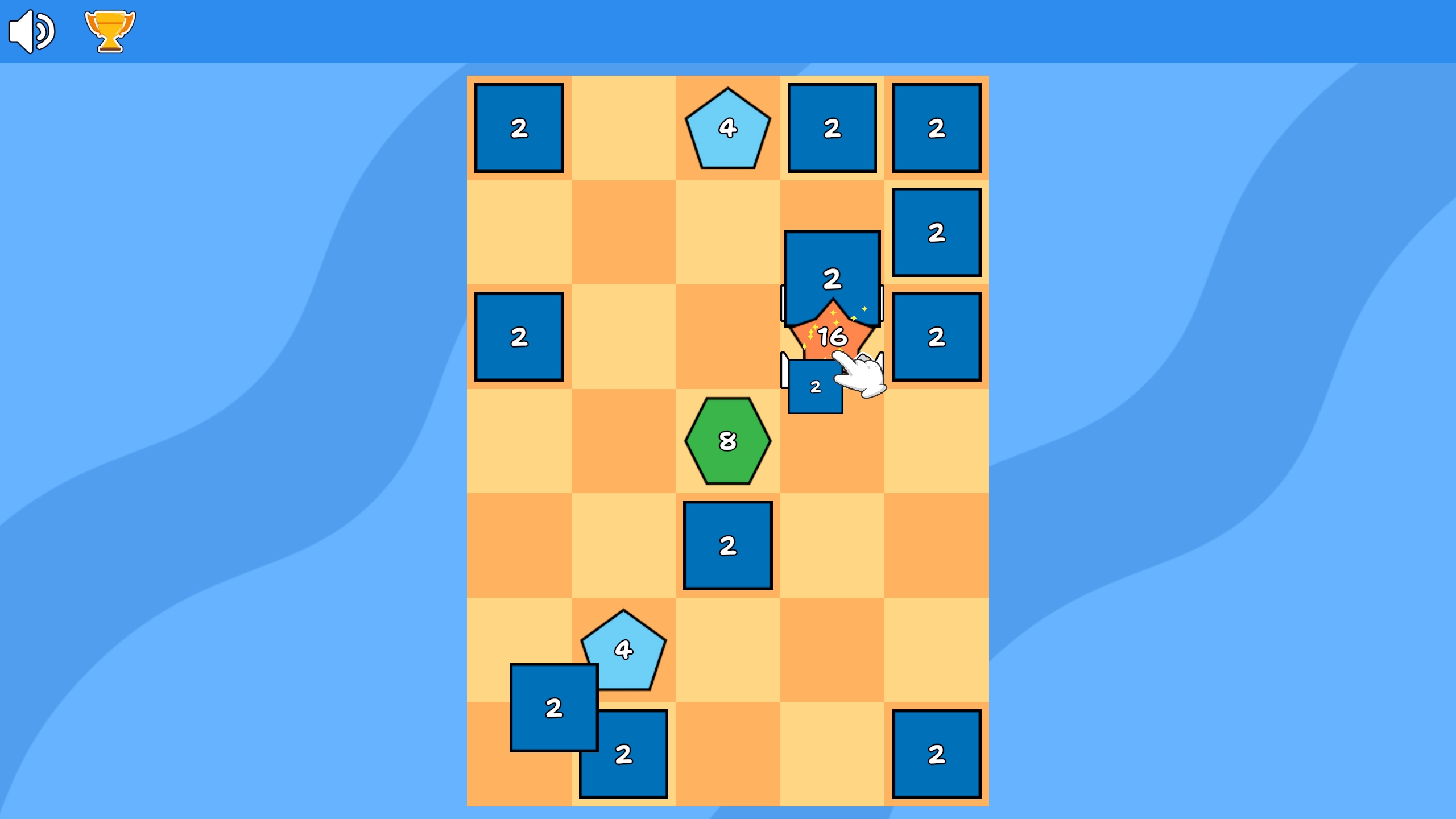 Merge 2048 — screenshot 1