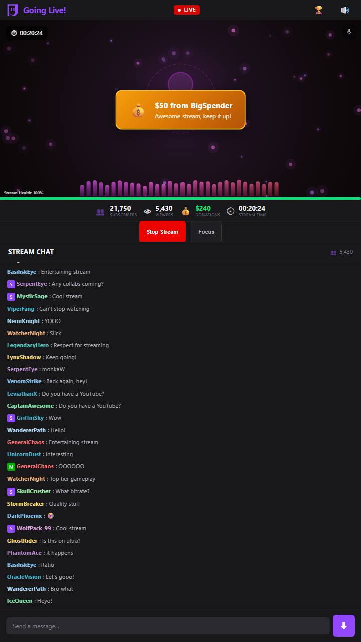 Going Live! screenshot 3