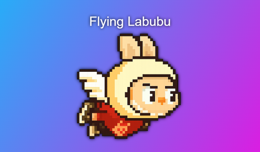 Flying Labubu