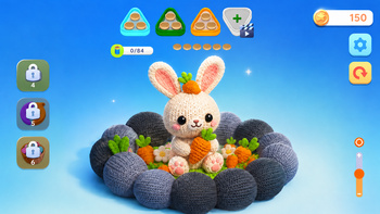 Yarn puzzle in 3D