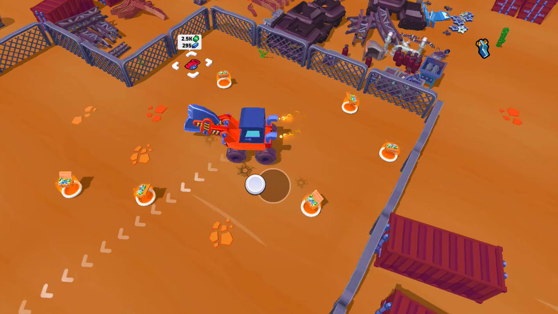Gas station and car service simulator screenshot