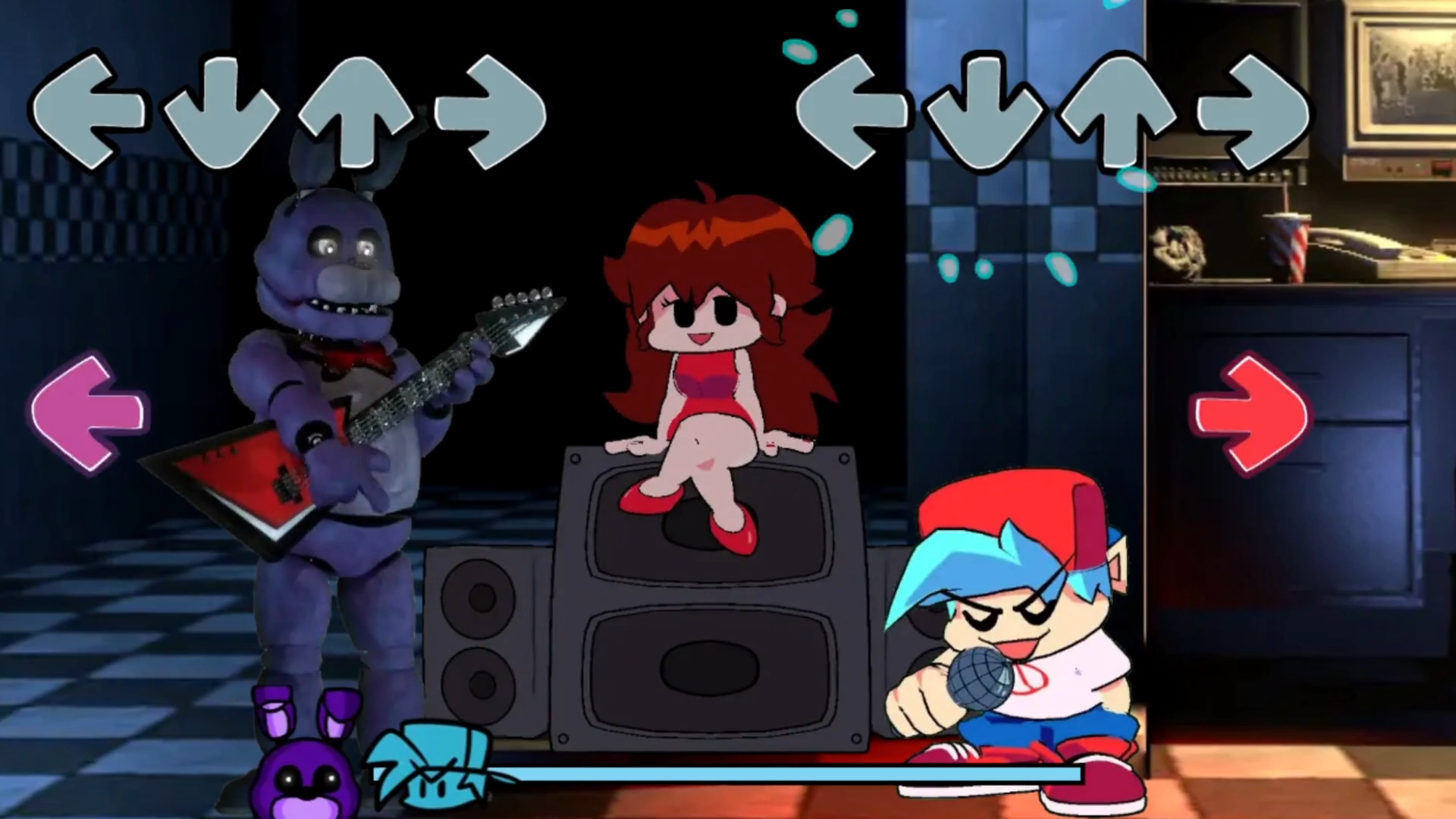 Friday Night Funkin vs FNAF 1 screenshot