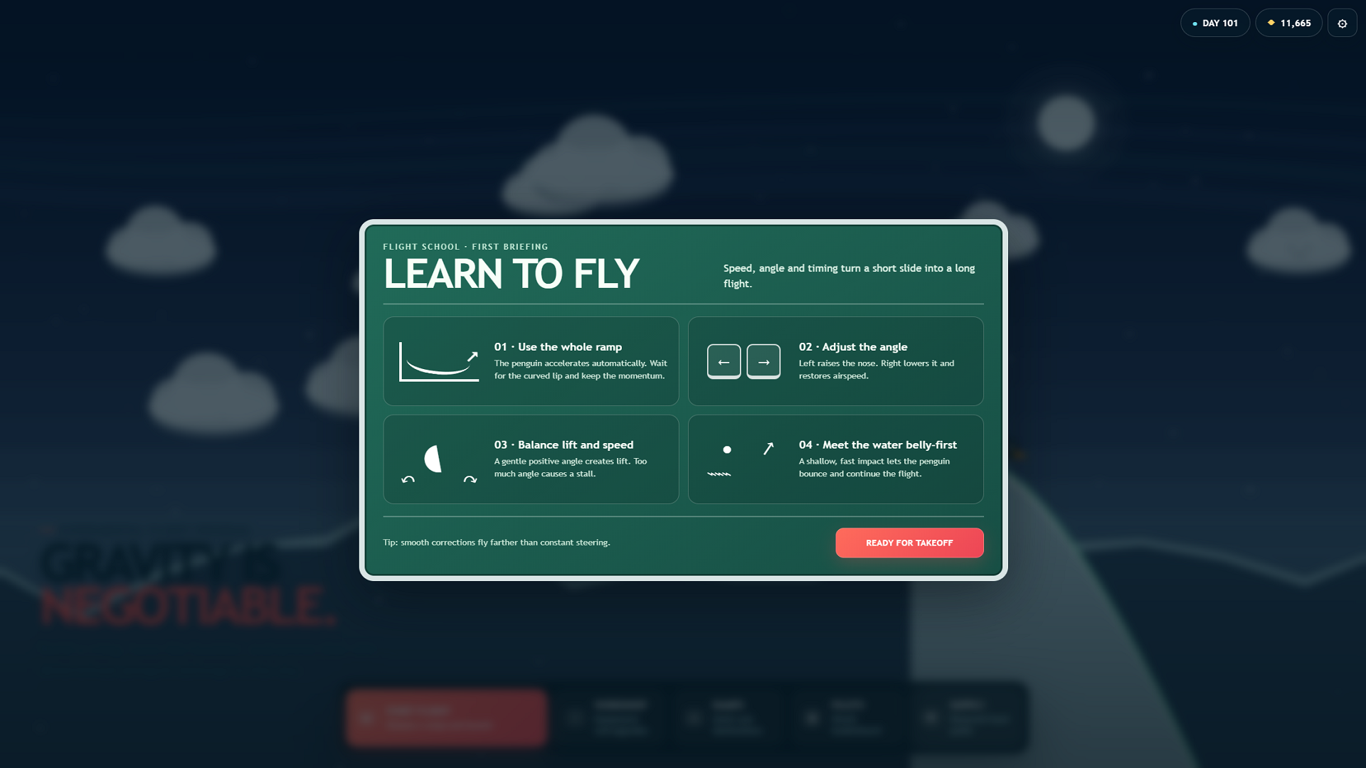 Penguin learns to fly — screenshot 1