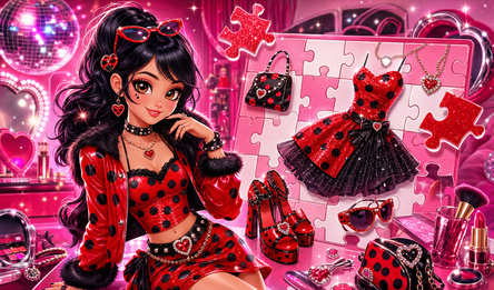 LadyBug Fashion Puzzles