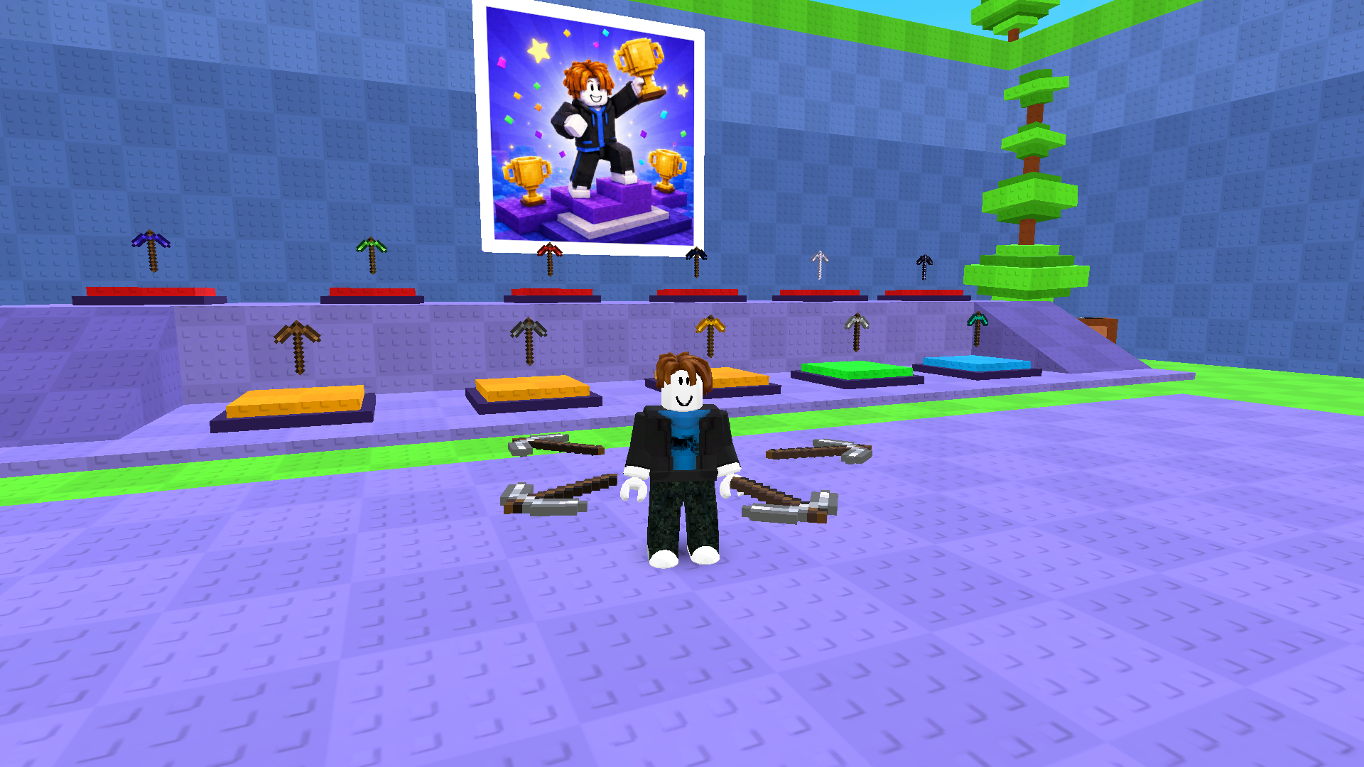 Obby: +1 Pickaxe Swing Escape — screenshot 2