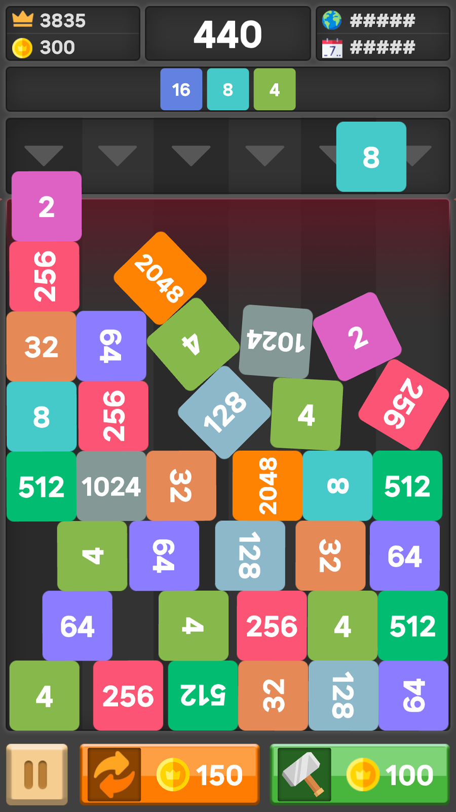 Drop Merge 2048 screenshot 8