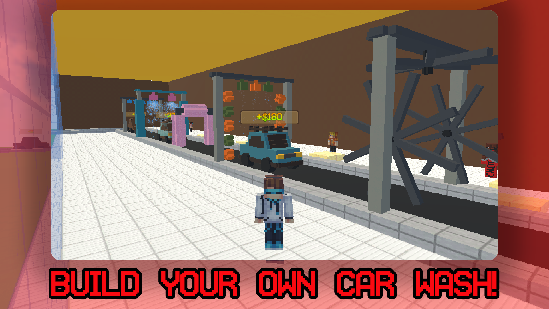 Mine Obby 3D: Car Wash Tycoon — screenshot 1