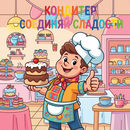 Кондитер. Соединяй сладости