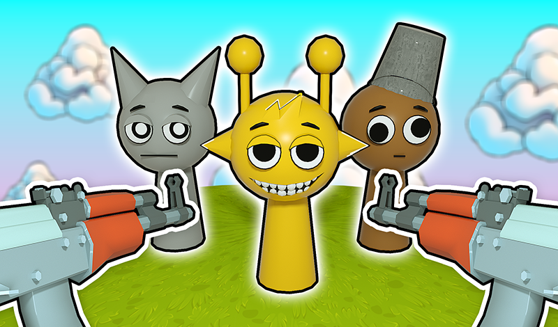 Sprunks 3D: Find and Destroy! game cover