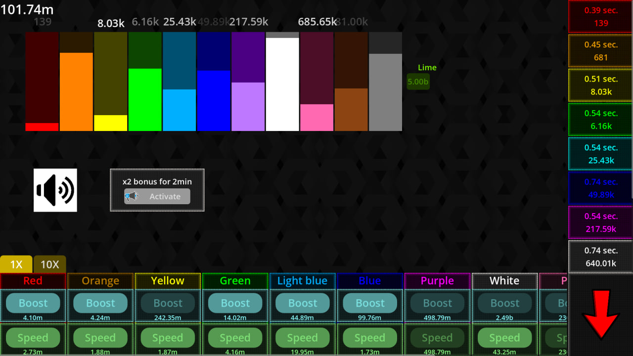 Color Sticks: Idle — screenshot 3