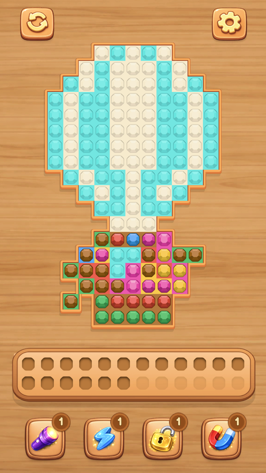 Jewel Coloring: Crystal Sorting screenshot 6