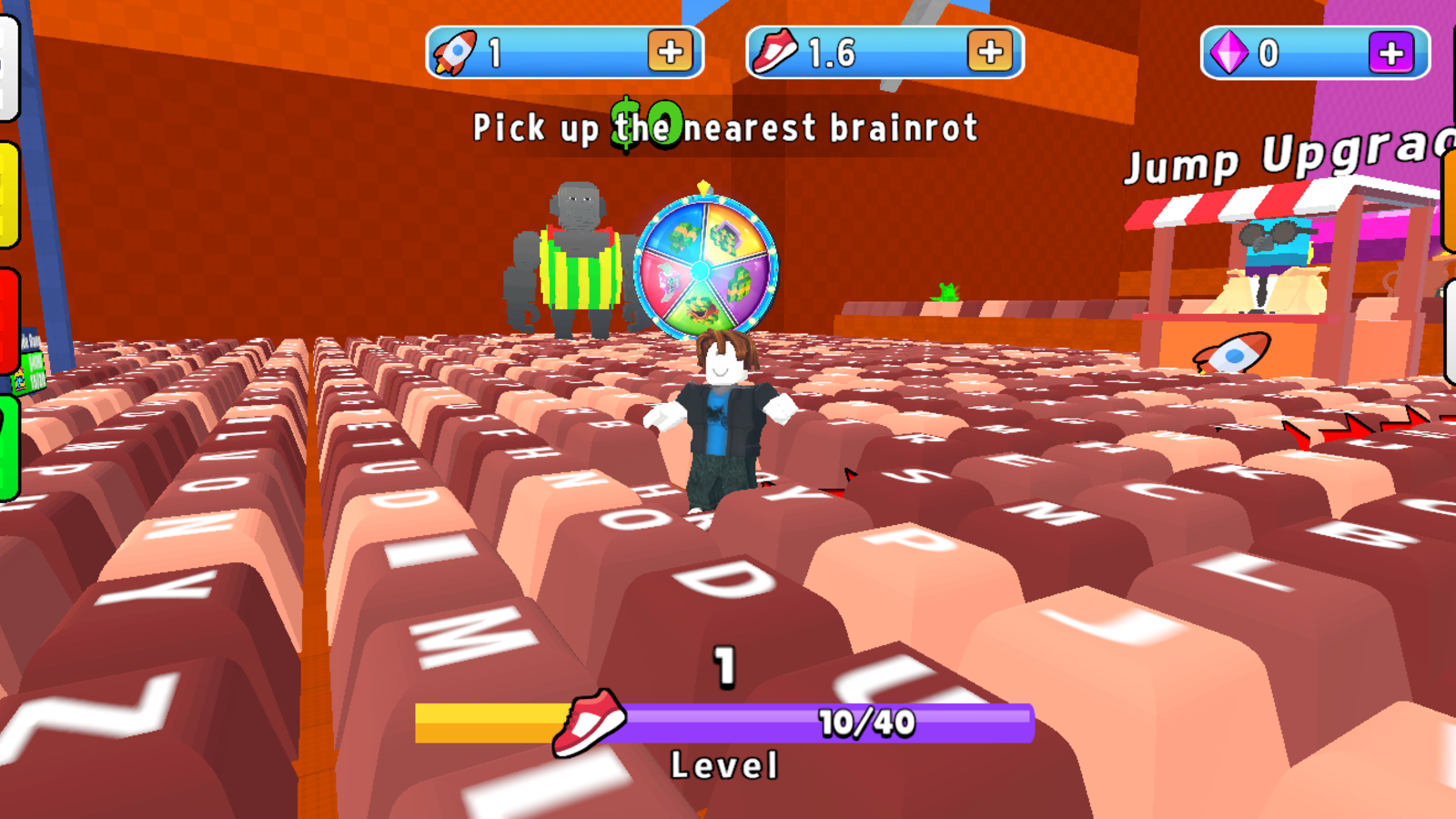 +1 to keyboard speed: Brainrot — screenshot 3