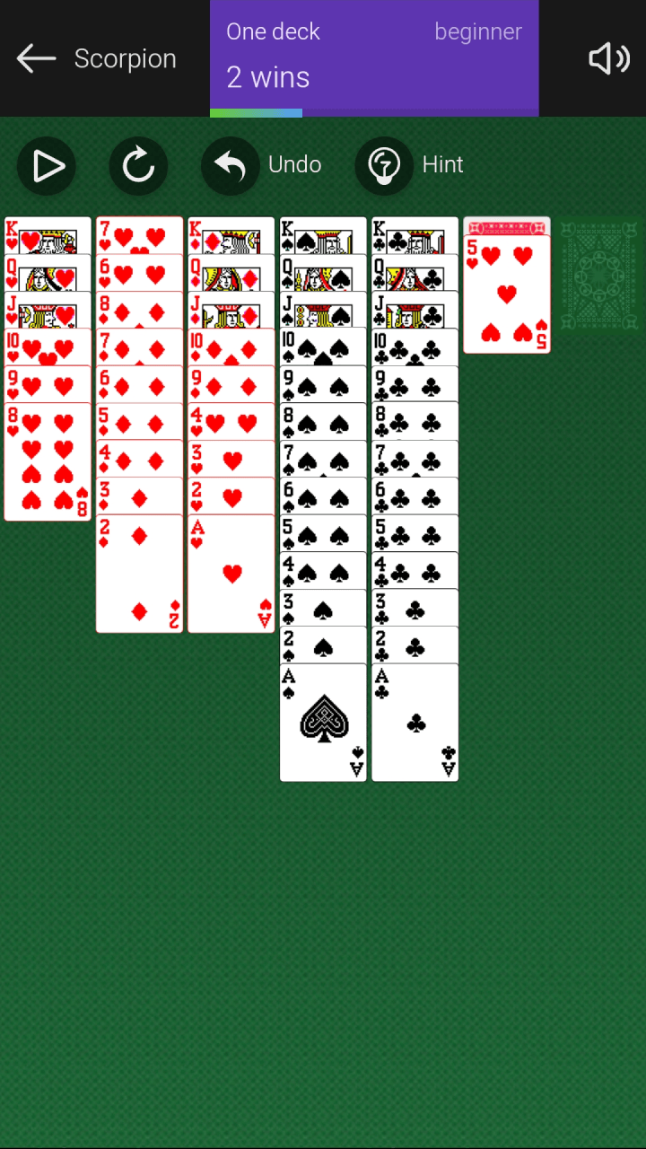 Scorpion Solitaire screenshot 9
