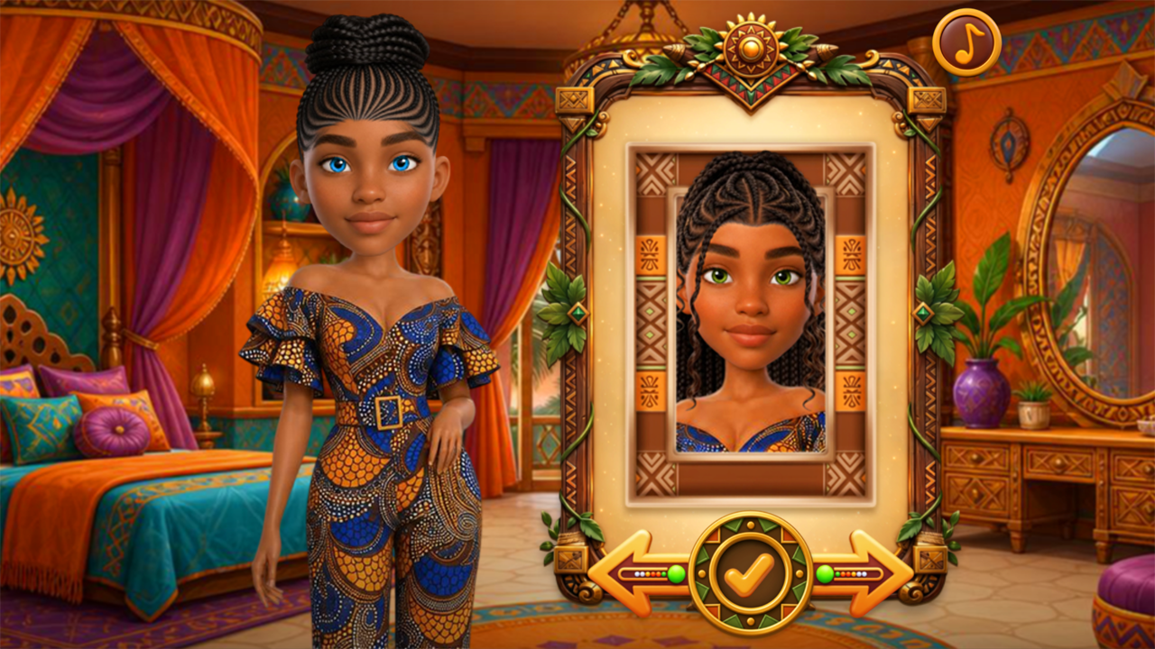 African Princesses: Style Island — screenshot 2
