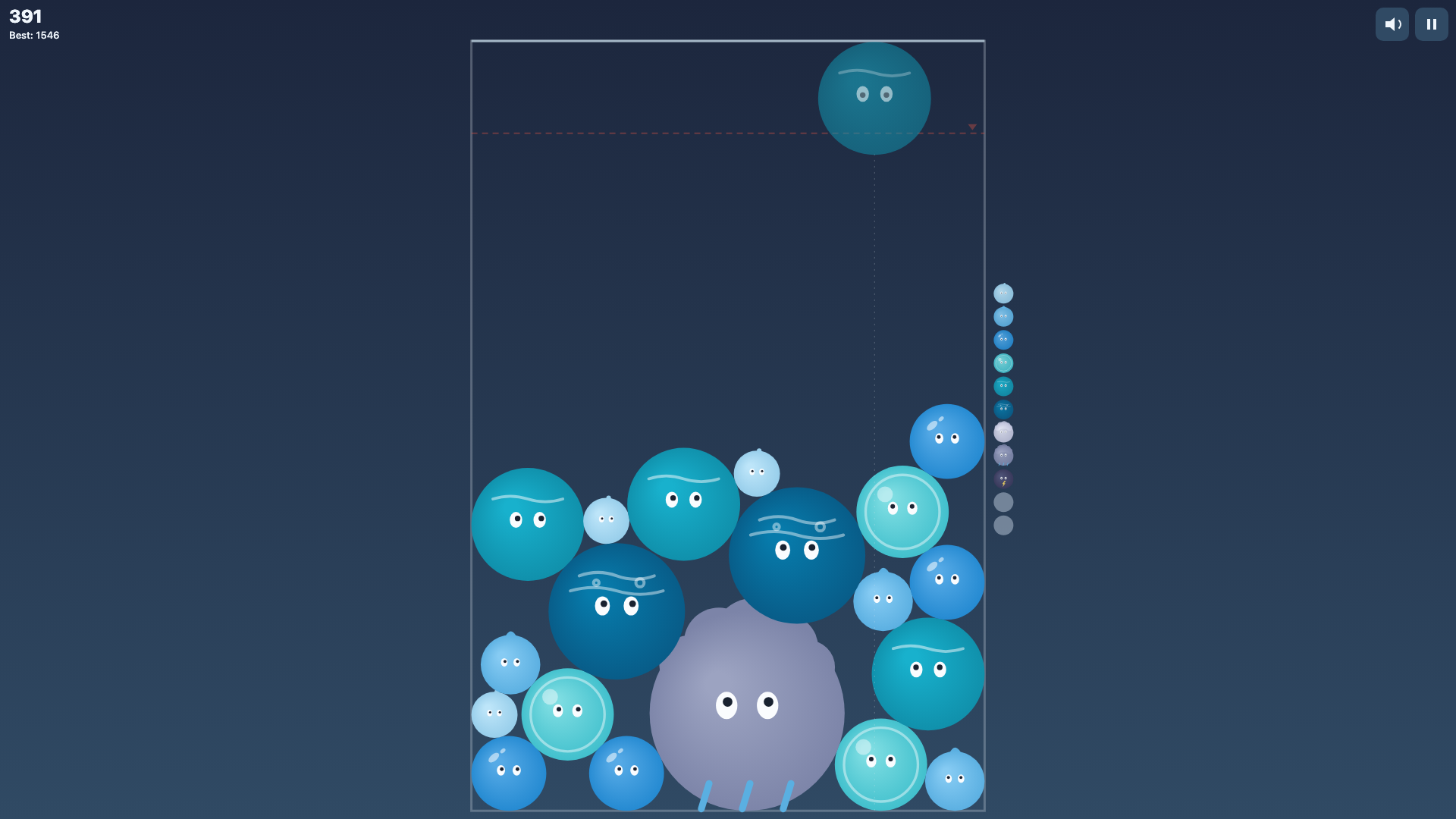 Raindrops: Merge 2048 — screenshot 1